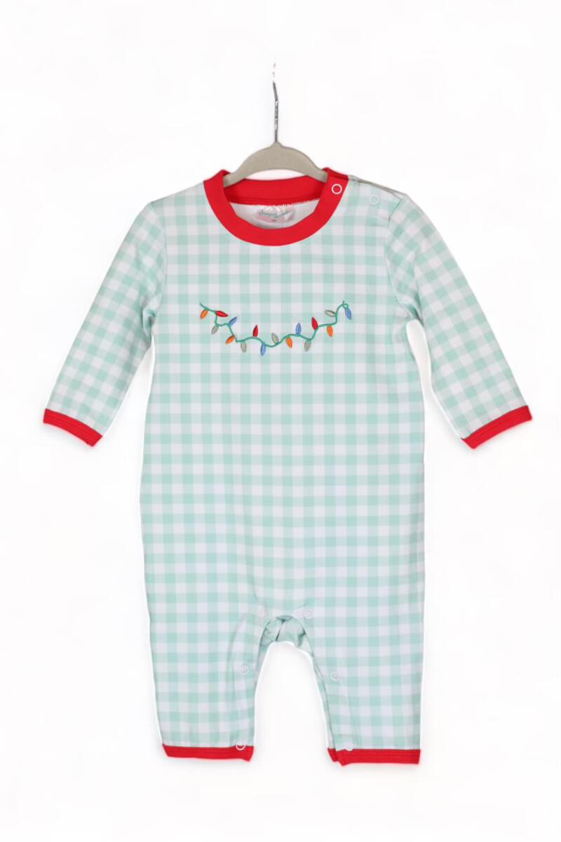 Jumping Jolly - Lights Boy Romper