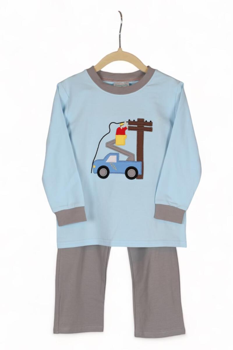 Jumping Jolly - Lineman Boy Pants Set