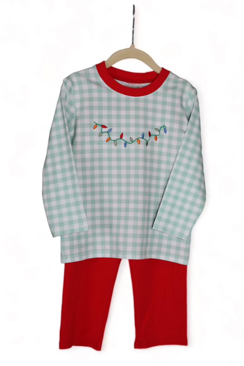 Jumping Jolly - Lights Boy Pants Set