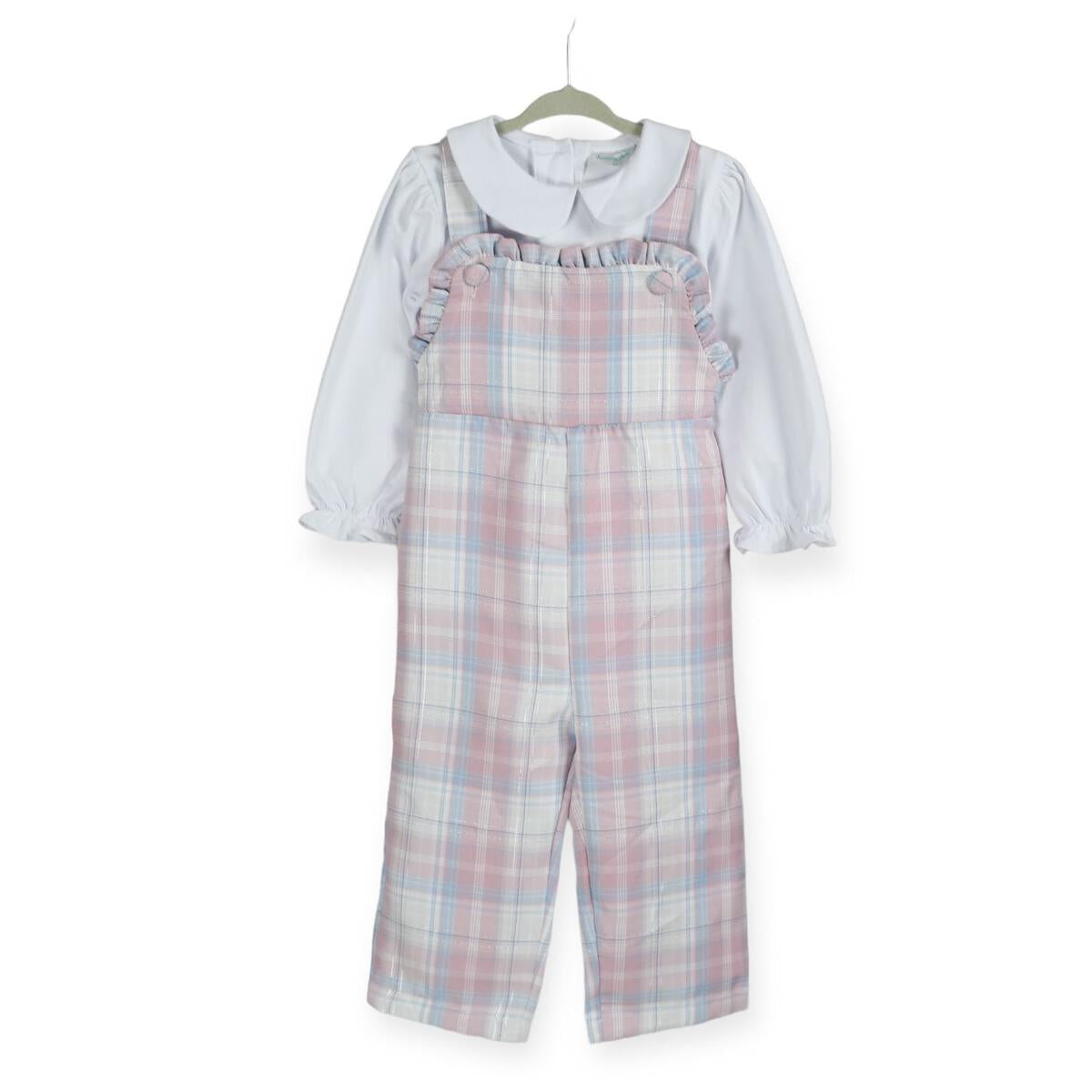 Jumping Jolly - Plaid Bow Girl Longall Set