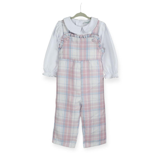 Jumping Jolly - Plaid Bow Girl Longall Set