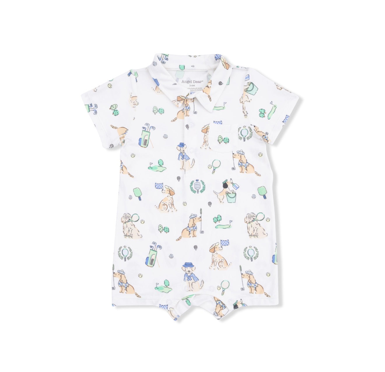 Angel Dear | Country Club Dogs Neutral Polo Shortie