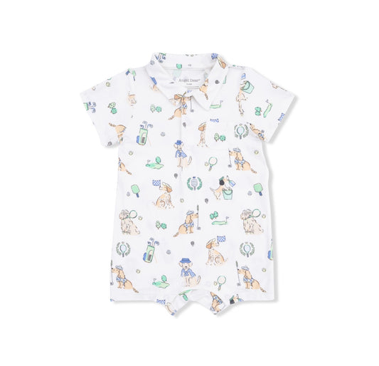 Angel Dear | Country Club Dogs Neutral Polo Shortie