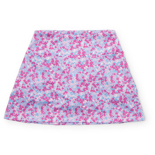 Lila & Hayes | Margot Girls' Performance Skirt - Preppy Petals