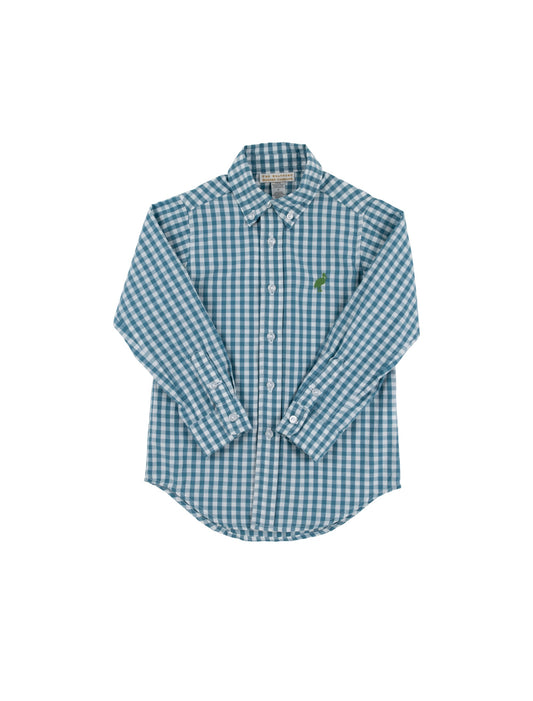 TBBC | Dean's List Dress Shirt - Barnsley Blue Gingham
