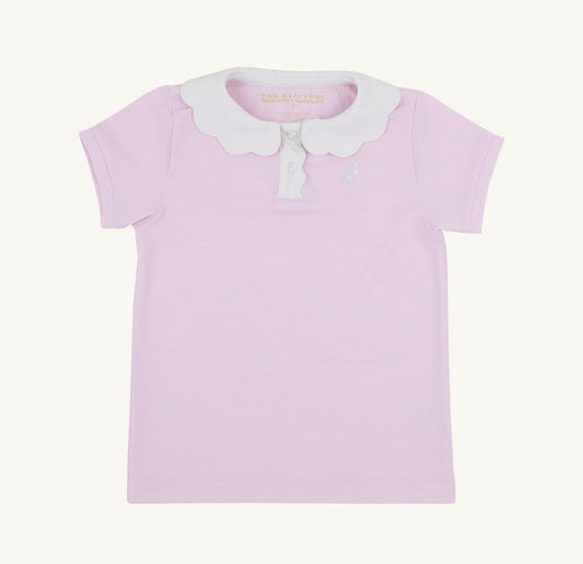 TBBC | Prepletic Preppy Polo - Valley High Violet Stripe