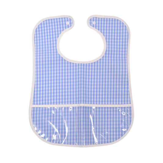TRVL | Clean Up Bib - Gingham Sky
