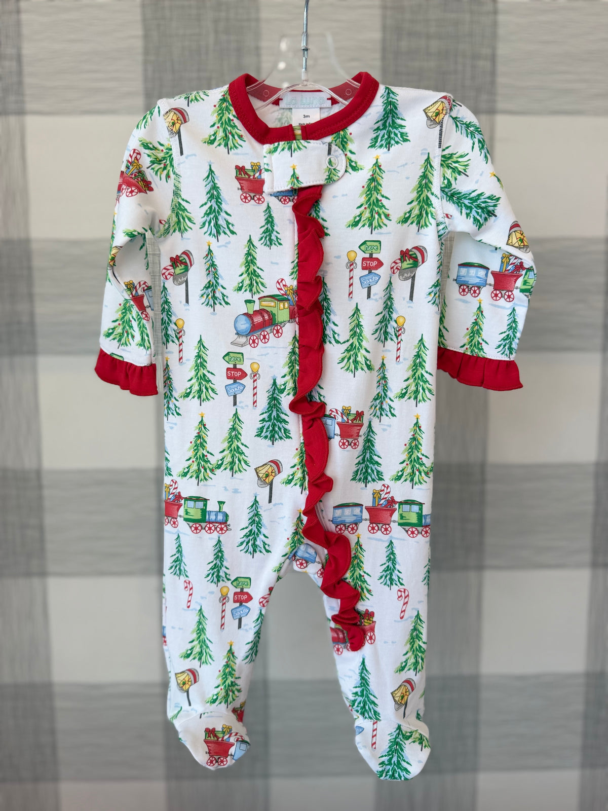 Lulu Bebe | Choo Choo Train Girl Footie