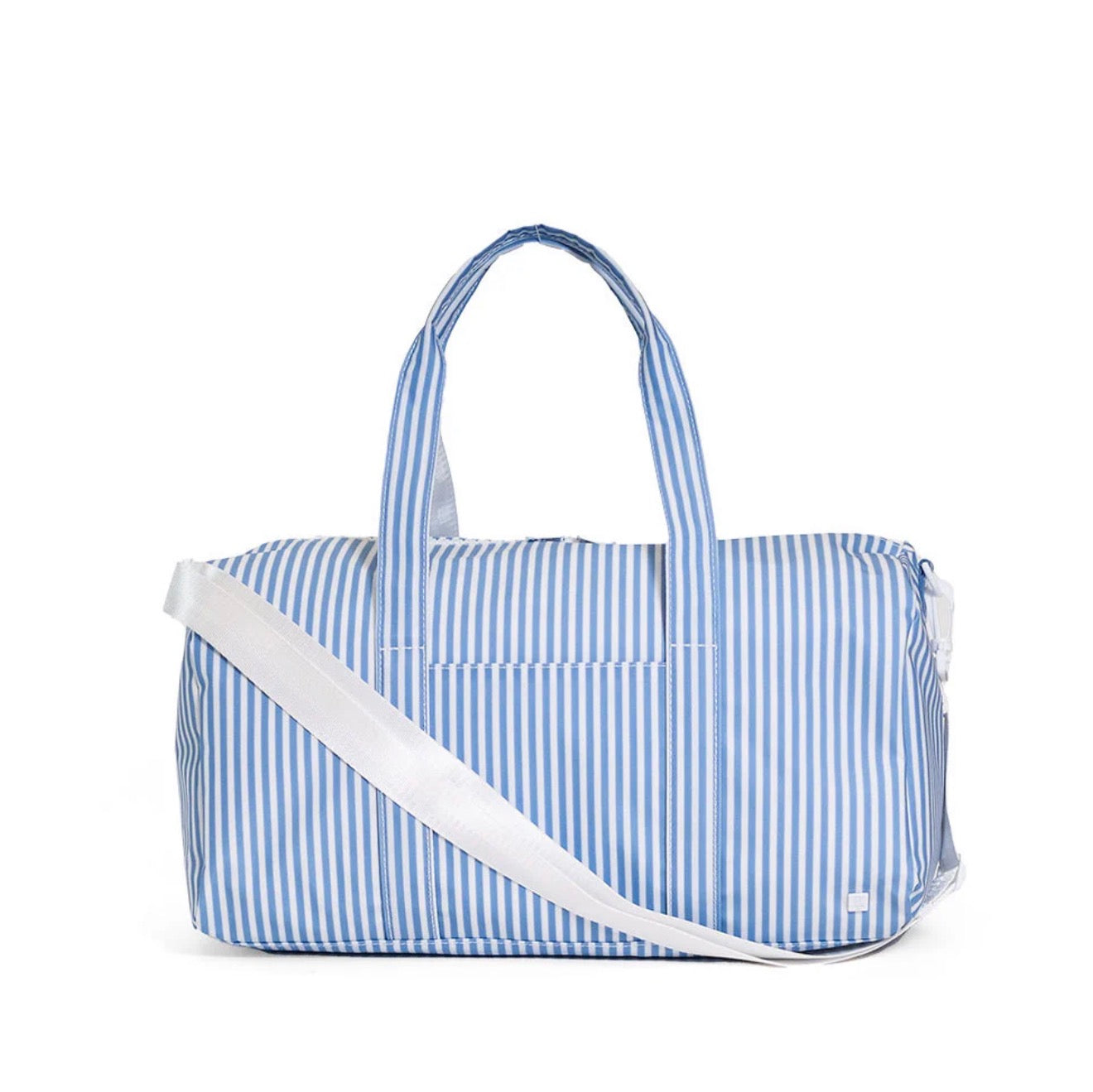 TRVL | Weekender Duffel Bag - Pimlico Stripe Chambray