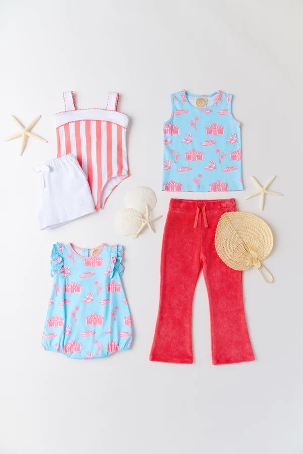 TBBC | Patty Pants Terrycloth - Parrot Cay Coral