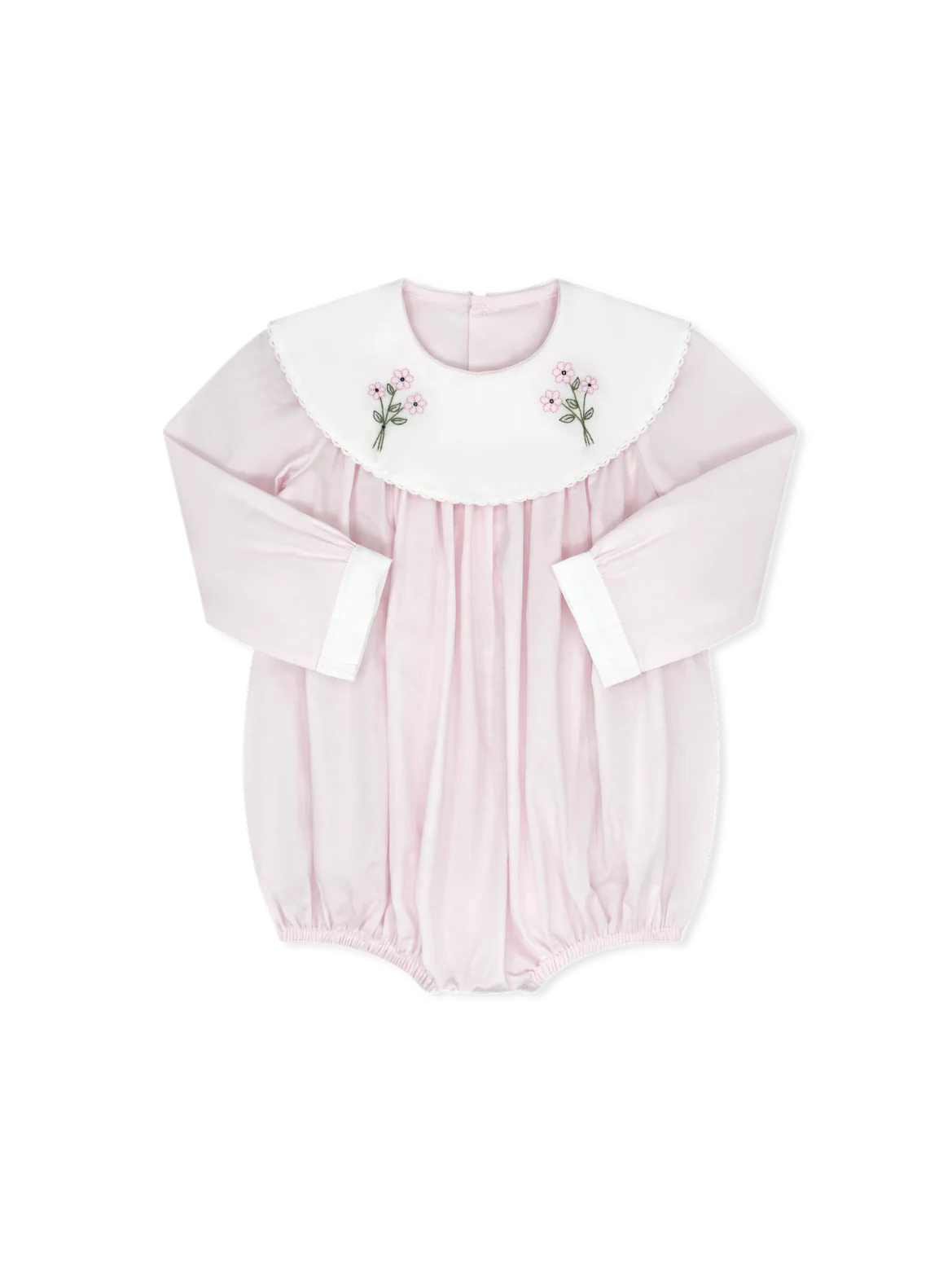 Lullaby Set | Sandra Bubble LS - Blessing Pink Batiste Flowers