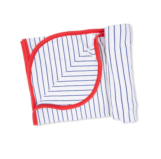 Angel Dear | Baseball Stripe Blanket
