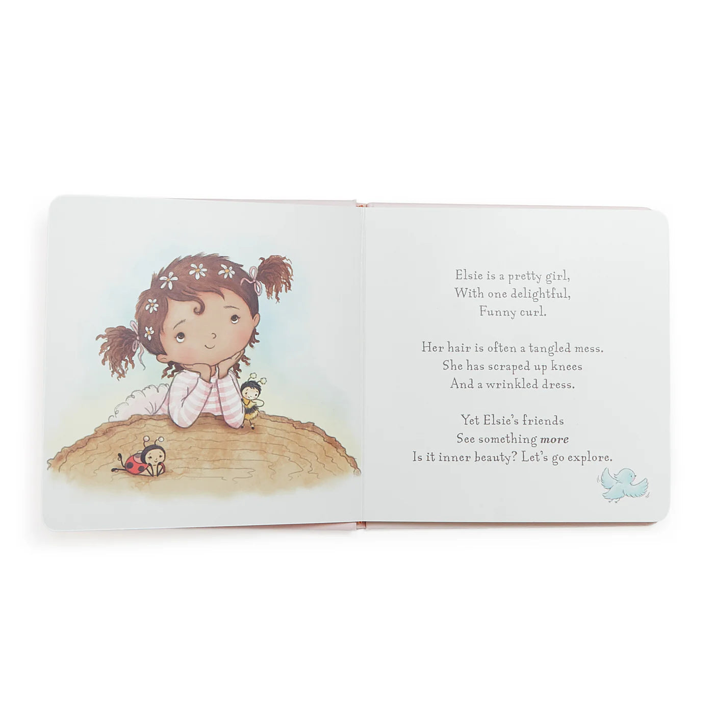 A Pretty Girl Board Book - Brown Hair