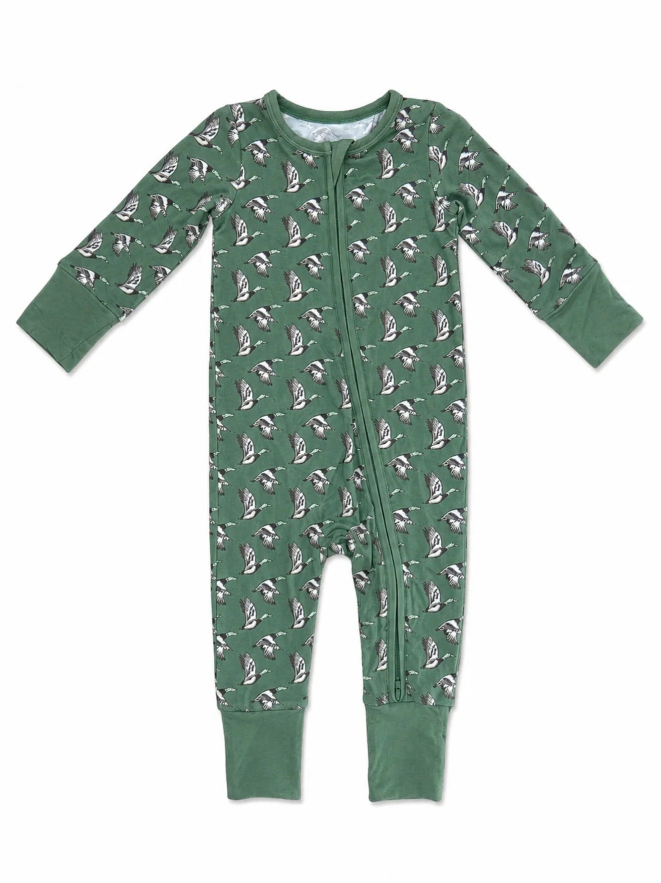 Hollis Baker | Zipper Romper - Ducks