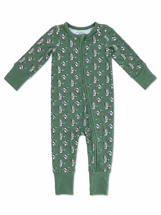 Hollis Baker | Zipper Romper - Ducks