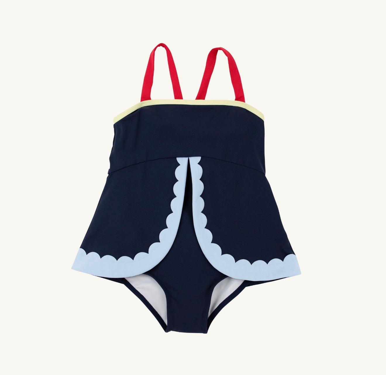 TBBC | Stratford Scallop Swimsuit - Nantucket Navy
