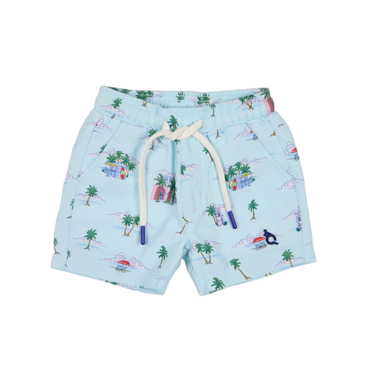 Blue Quail | Del Mar Swim Trunks