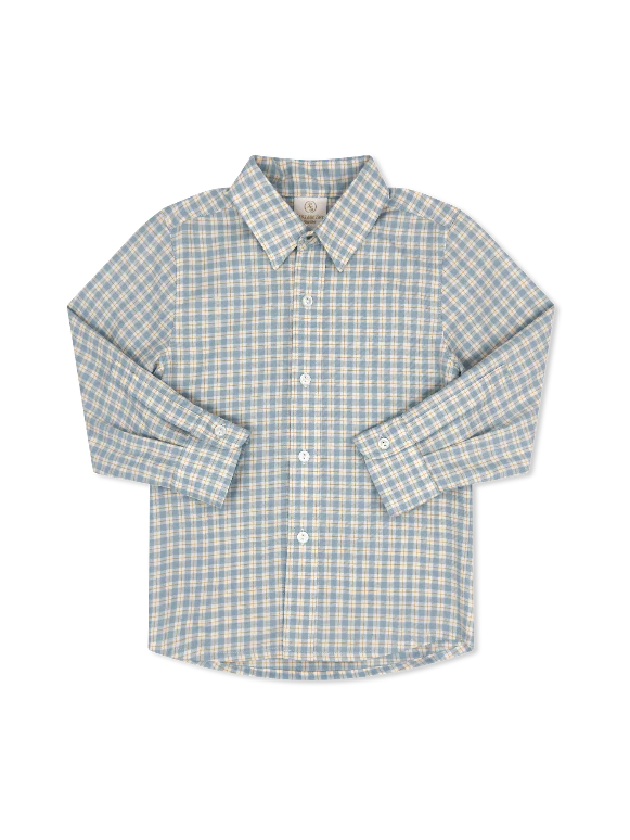 Lullaby Set | Brees Button Down - Sturbridge Plaid