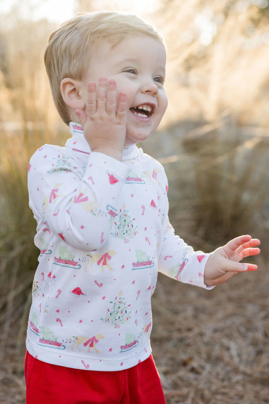 James & Lottie | Tripp Turtleneck Sleigh Bells Ring