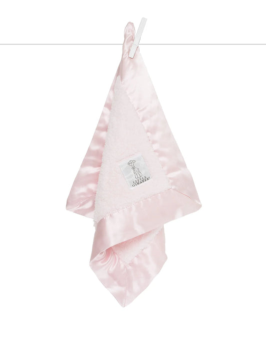 Little Giraffe - Chenille Blanky Pink