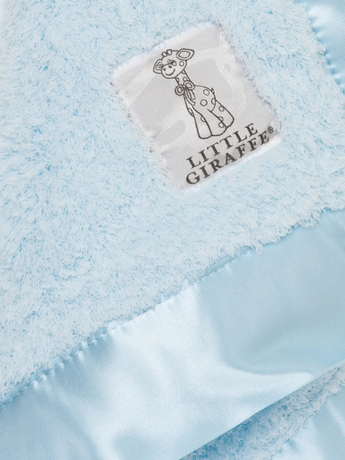 Little Giraffe - Chenille Blanky Blue