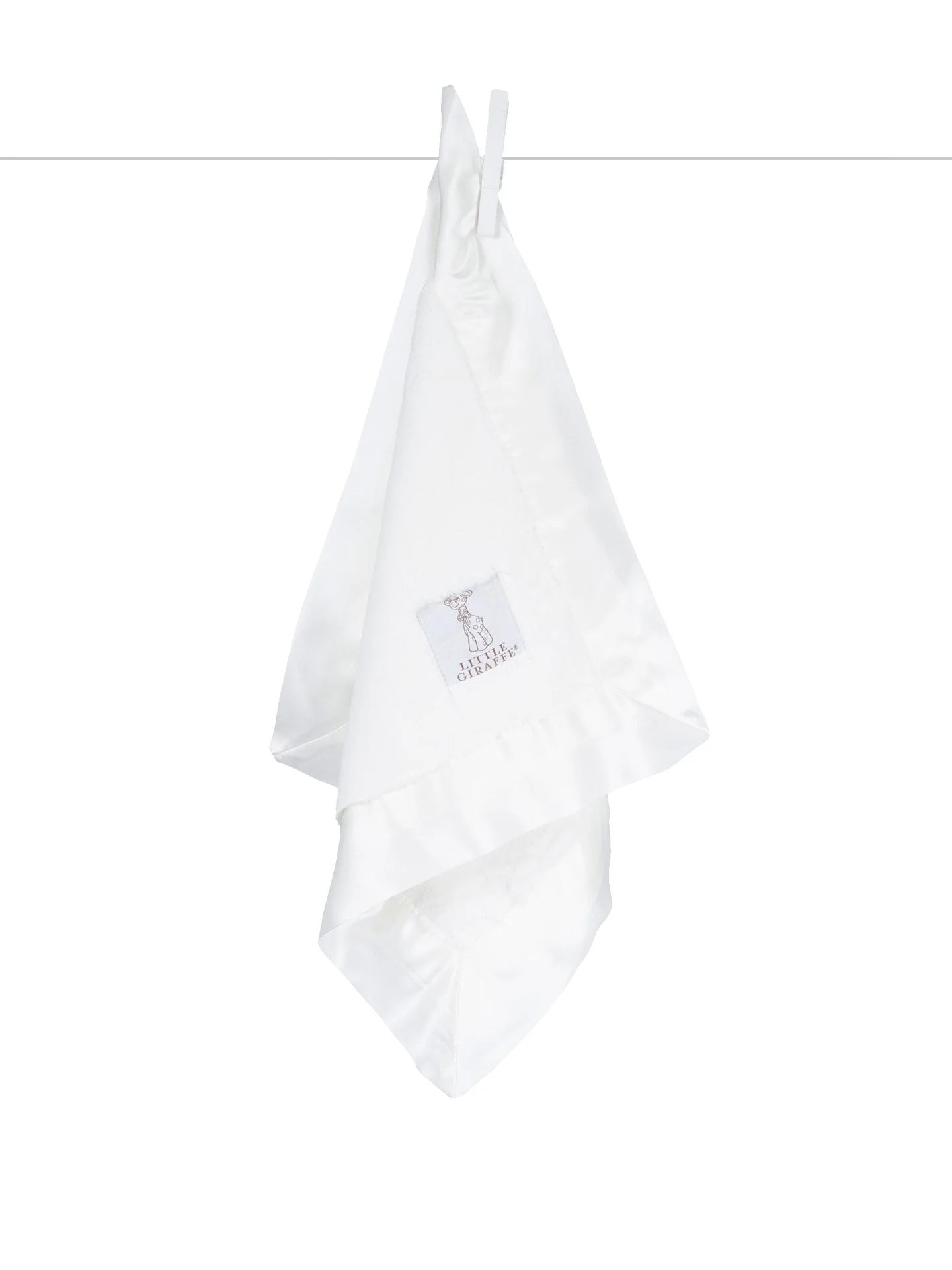 Little Giraffe - Luxe Blanky White