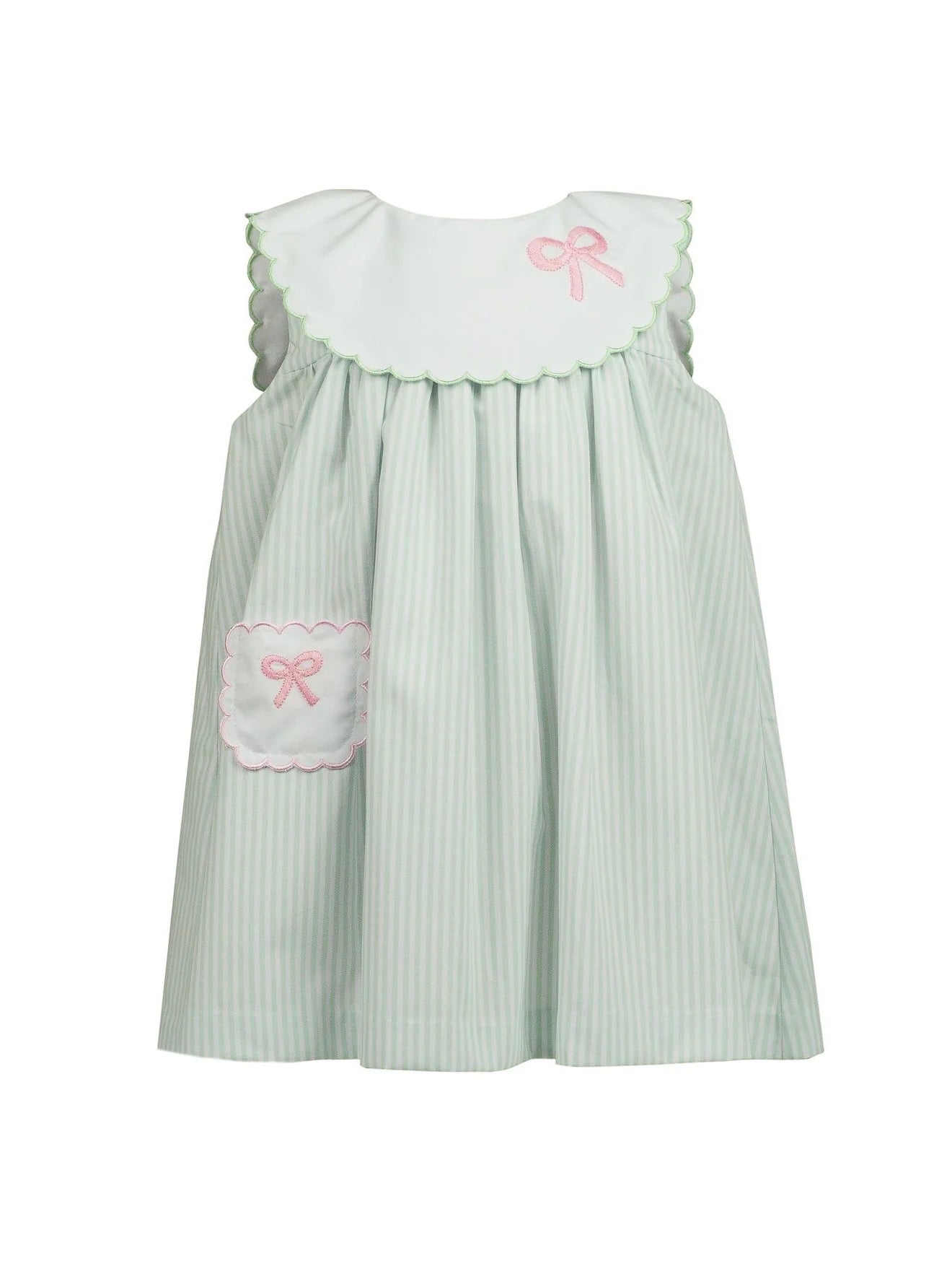 Proper Peony | Bonnie Bows Green Dress