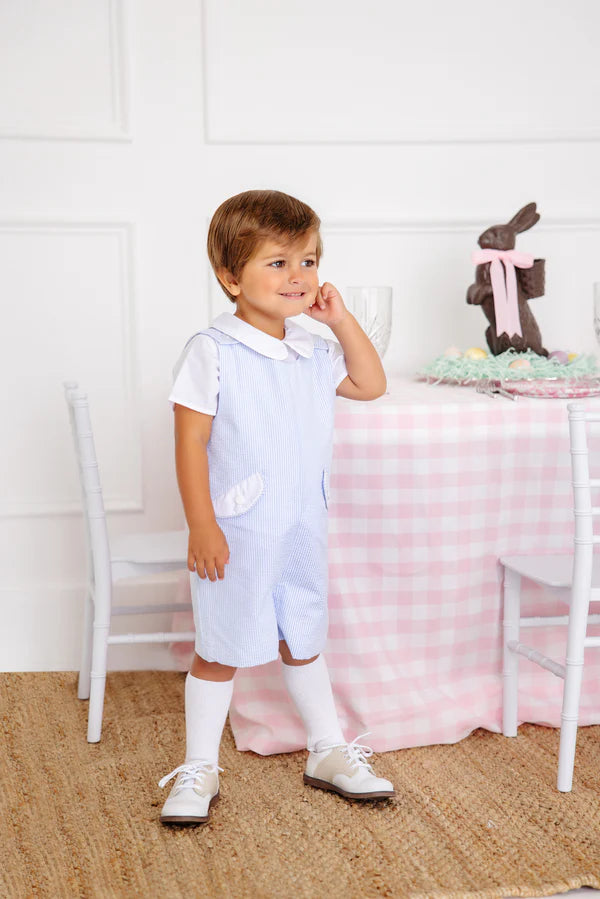 TBBC | Prescott Pocket Jon Jon - Breakers Blue Seersuckee