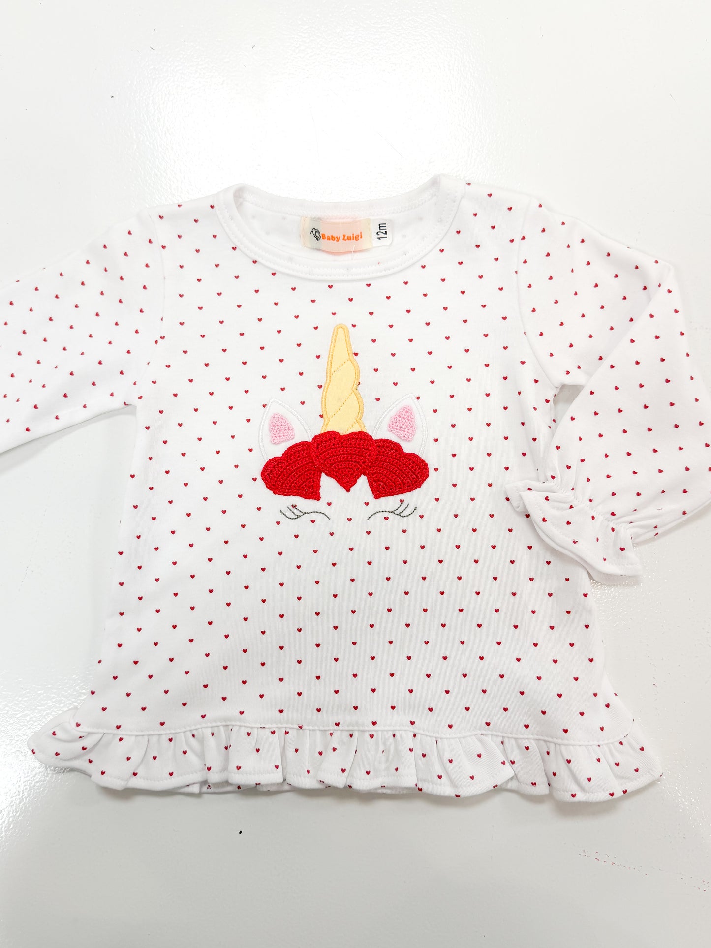 Luigi | Unicorn Heart LS Top