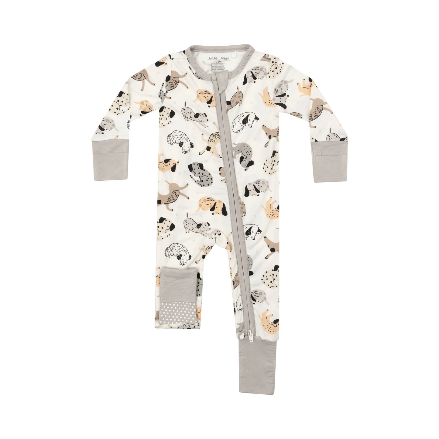 Angel Dear - Cozy Pups Zipper Romper