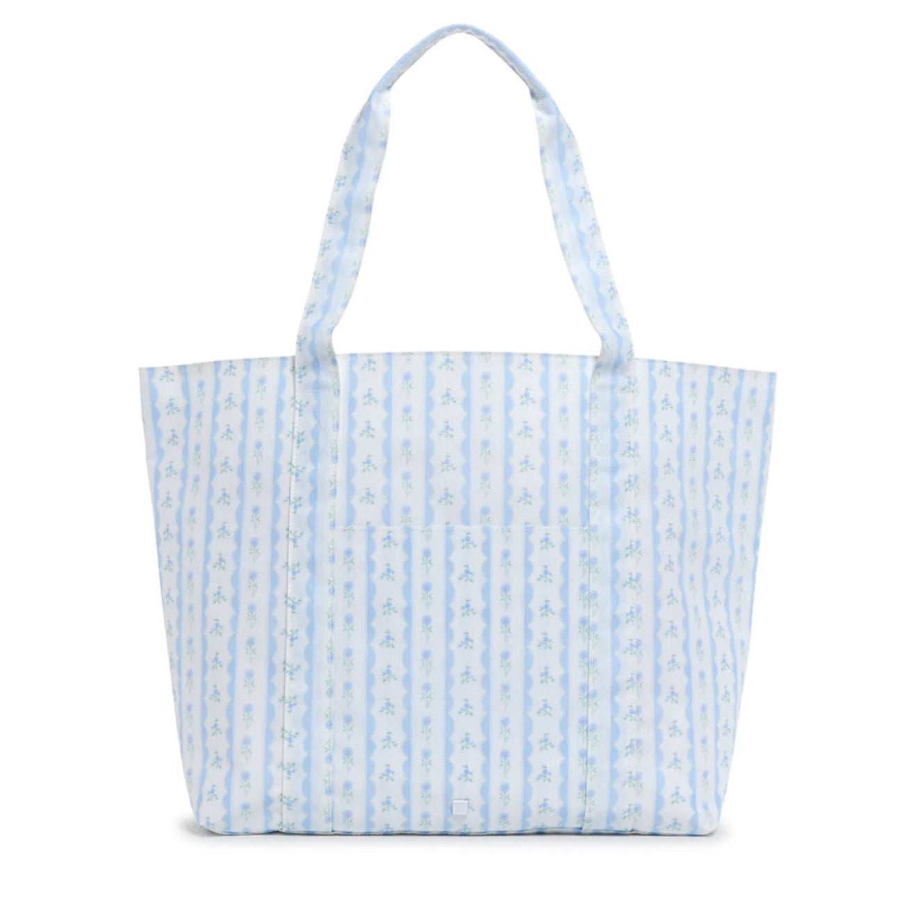 TRVL | Jumbo Tote - Ribbon Floral Blue