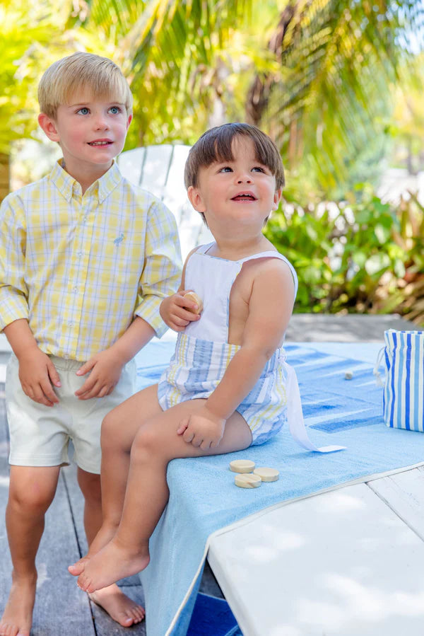 TBBC | Sayre Sunsuit - SoBro Seersucker
