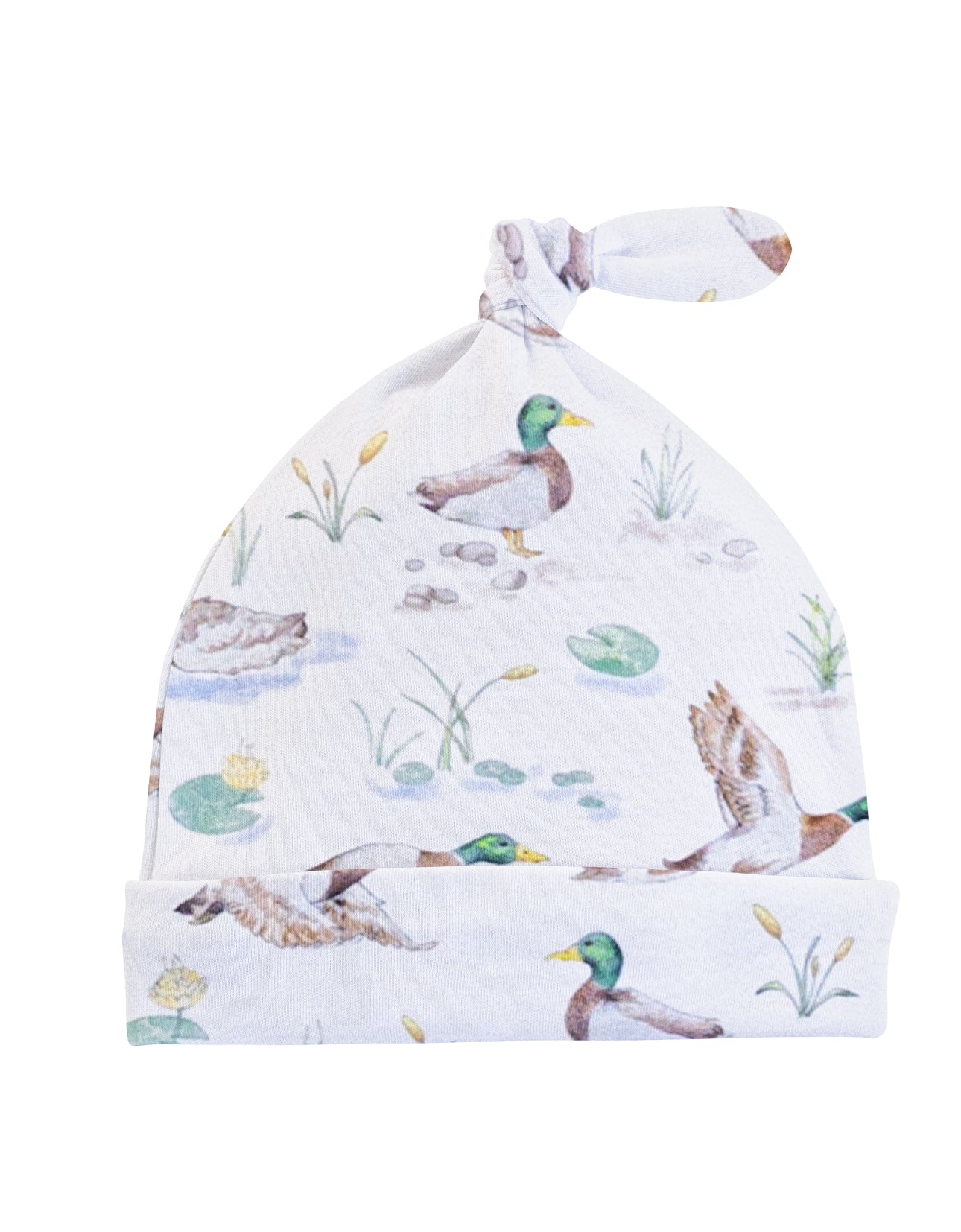 Baby Club Chic | Mallard Ducks Knotted Hat