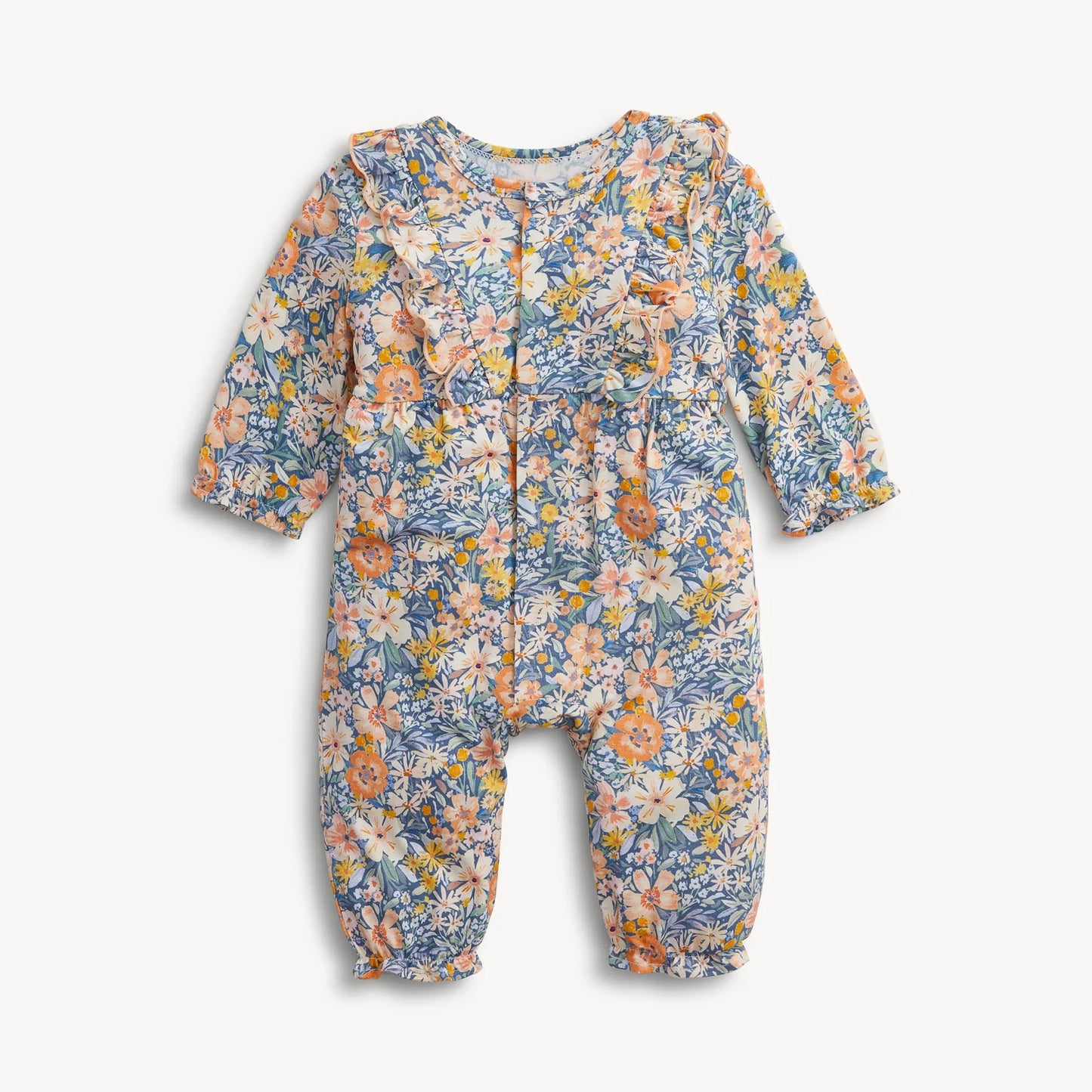 Magnetic Me | Floral Ruffle Romper