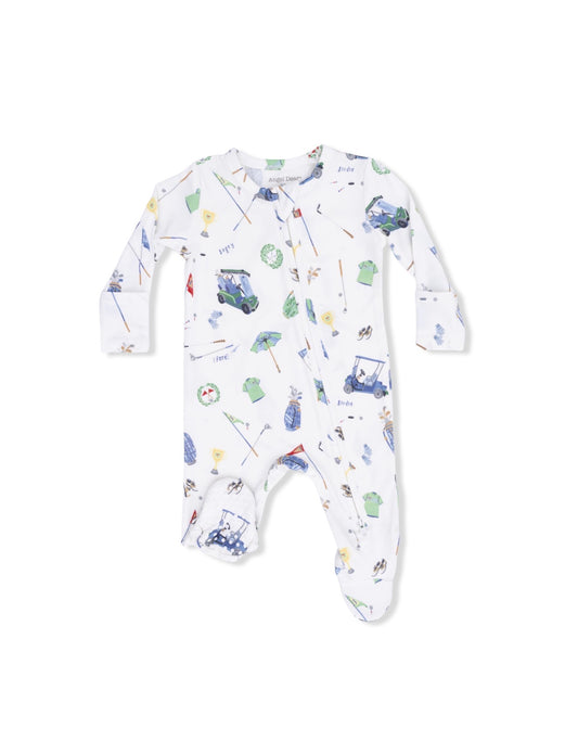 Angel Dear | Golf Things 2-Way Zipper Footie