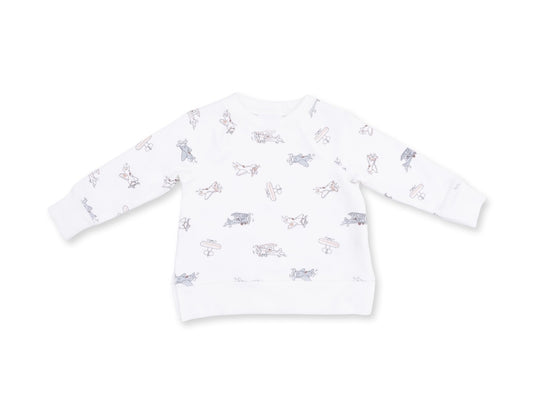Angel Dear | Vintage Airplane Pilots Sweatshirt
