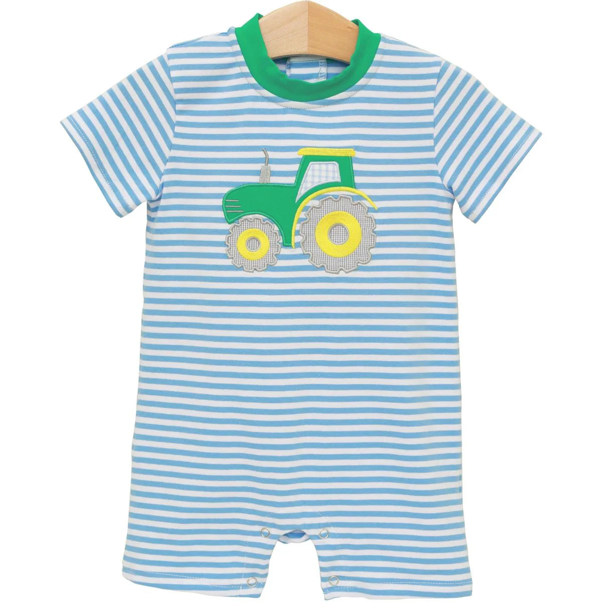 Trotter Street | Harvest Time Blue Romper