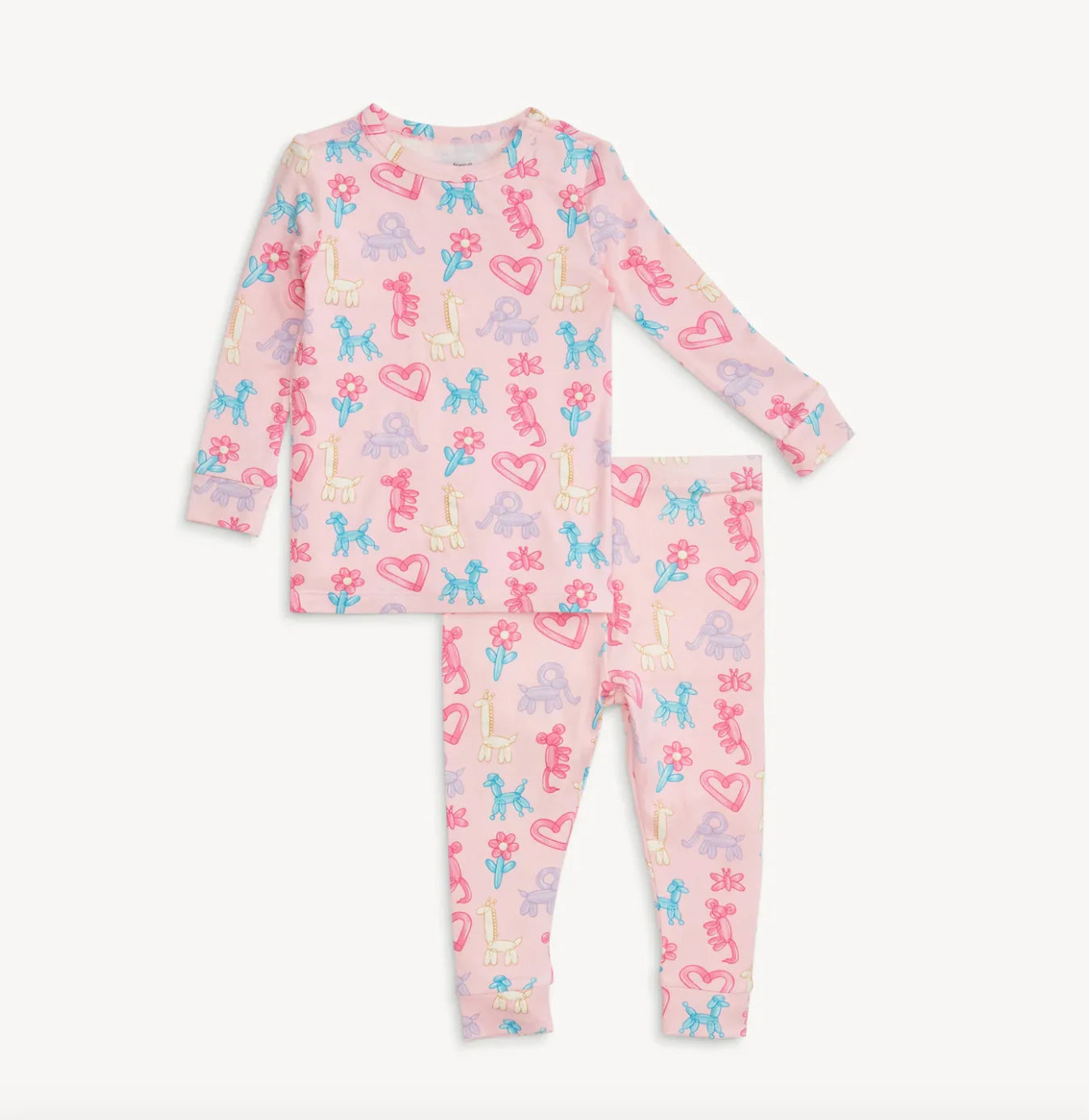 Magnetic Me | Pink Party Animals Glow in the Dark PJ Set