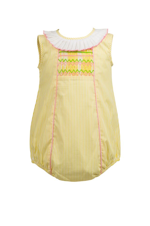 Proper Peony | Nora Yellow Microcheck Bubble