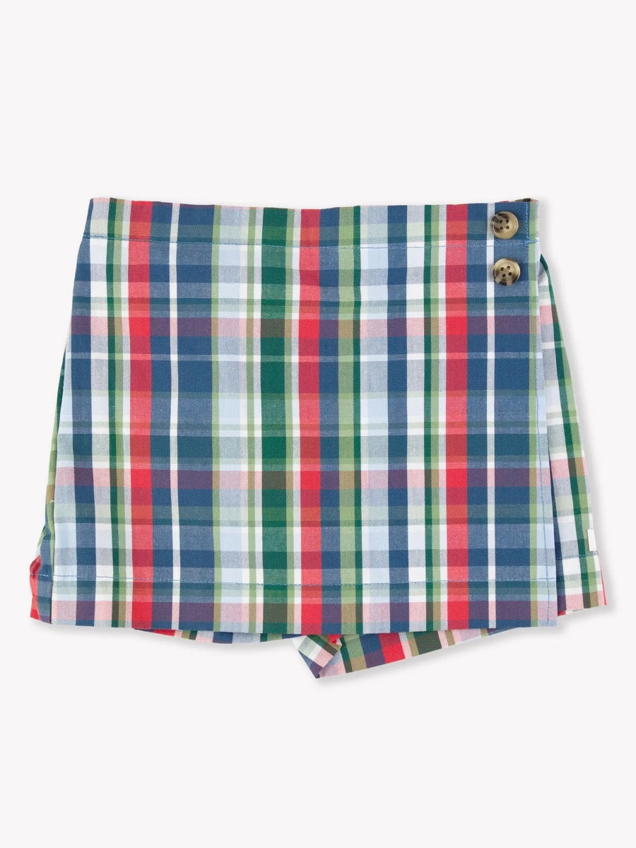 RuffleButts - Prep School Plaid Wrap Skirt