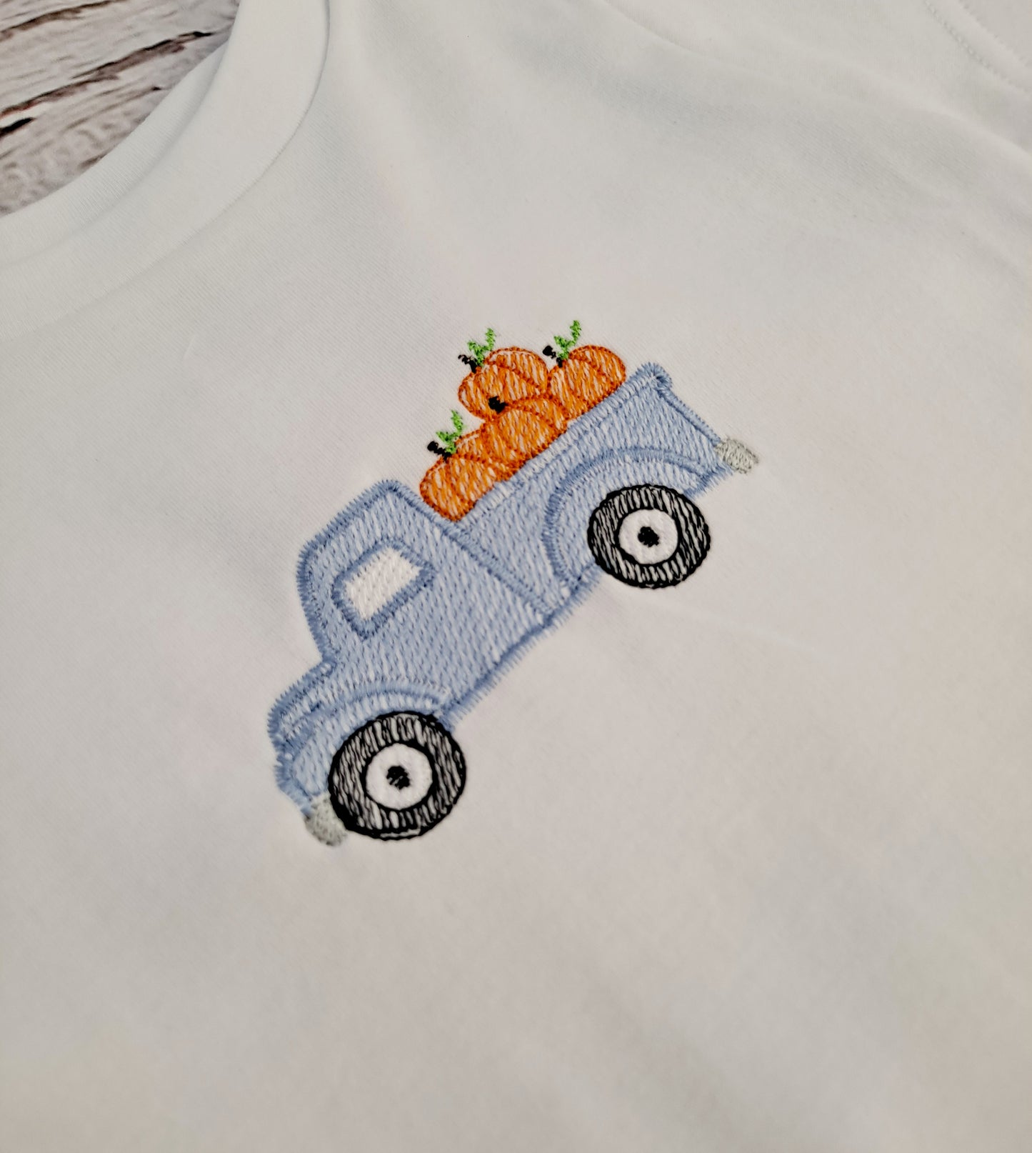 Lulu Bebe - Tom Pumpkin Truck Shirt/Short Set