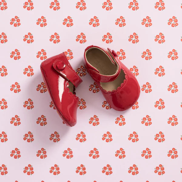 Elephantito - Baby Mary Jane Patent Red