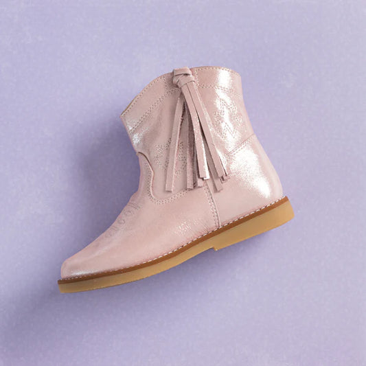 Elephantito - Hannah Suede Boot Metallic Pink