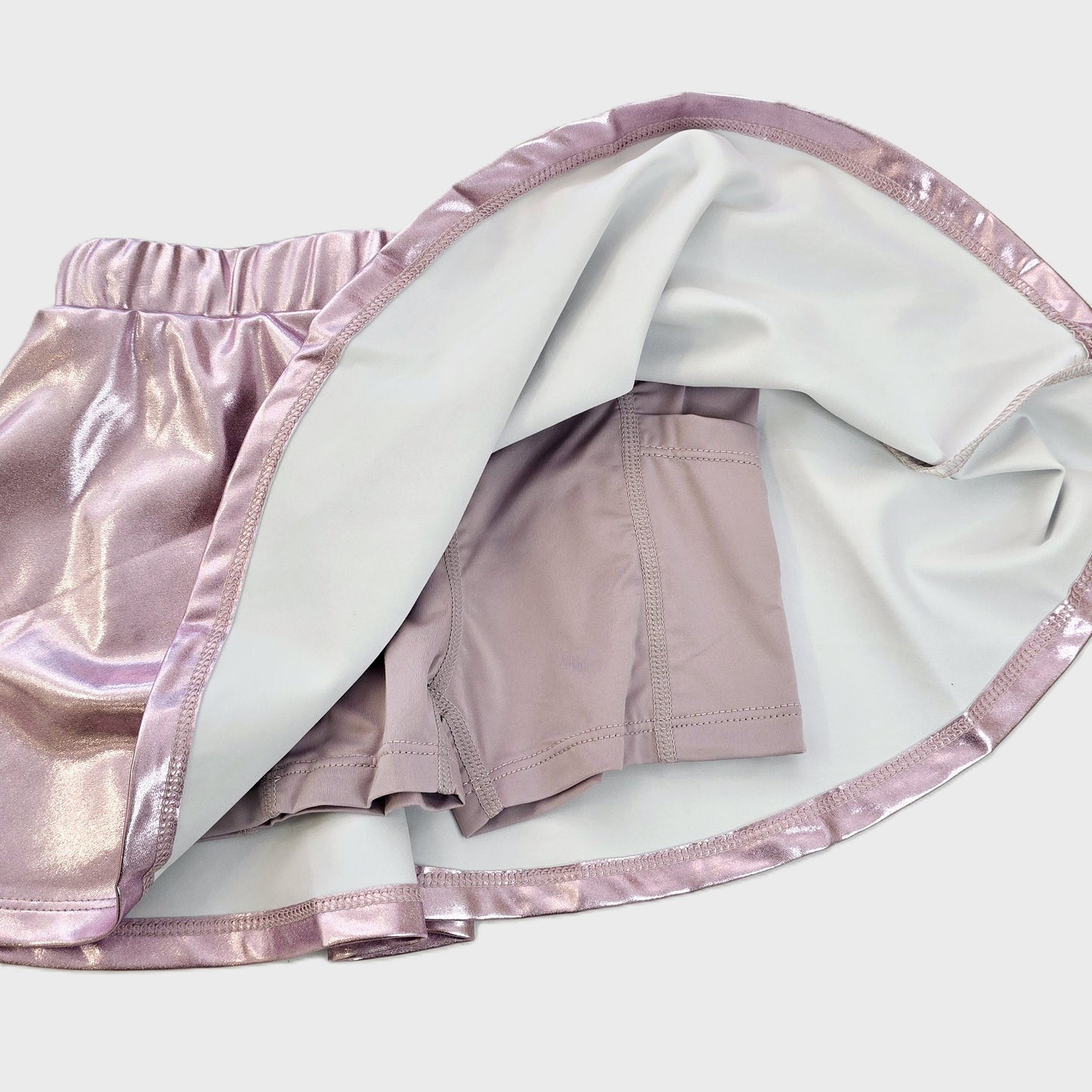 Lulu Bebe - Metallic Lavender Skort