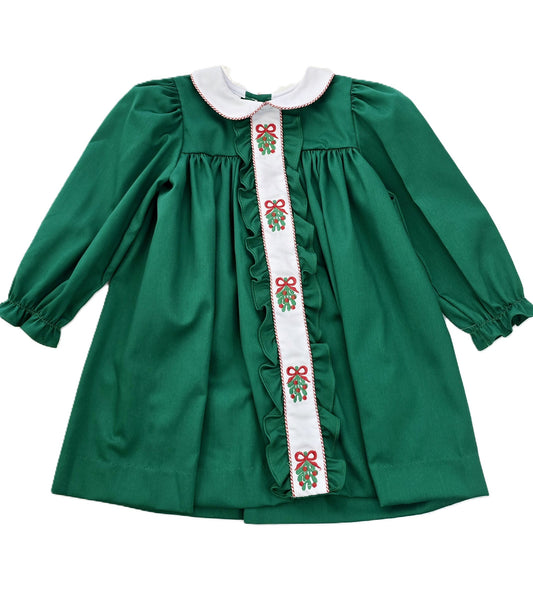 Lulu Bebe - Molly Mistletoe Green Dress