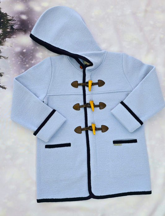 Marae - Toggle Coat Light Blue/Navy