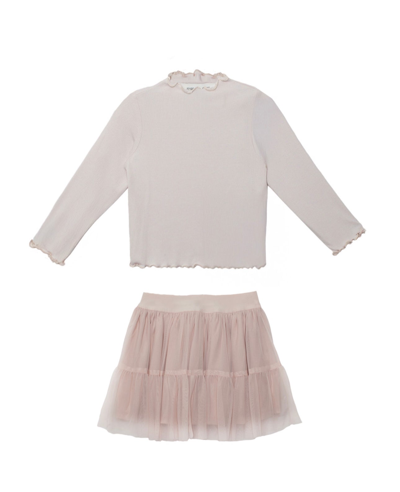 Isobella & Chloe | Pink Ballerina 2 Piece Skirt Set
