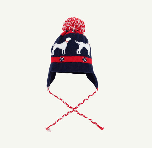TBBC | Parrish Pom Pom Hat - Nantucket Navy/Dog