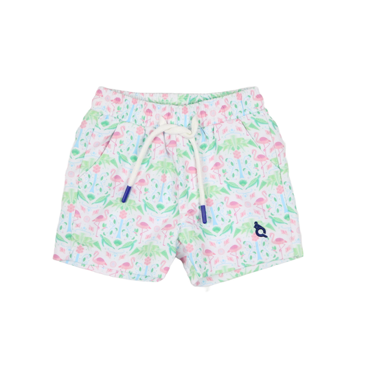 Blue Quail | Coastal Getaway Swim Trunks