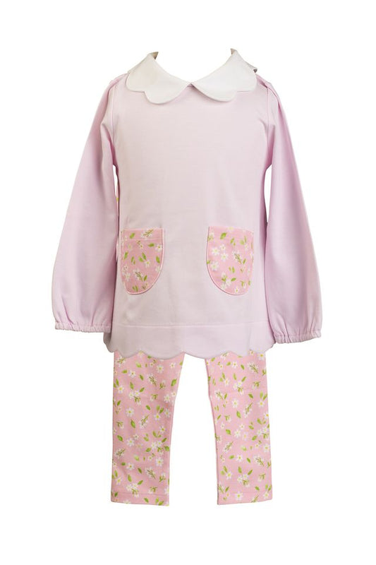 Proper Peony | Pink Petal Tunic Set